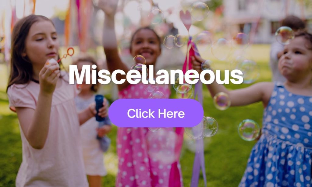 Lessons for Kids - Miscellaneous