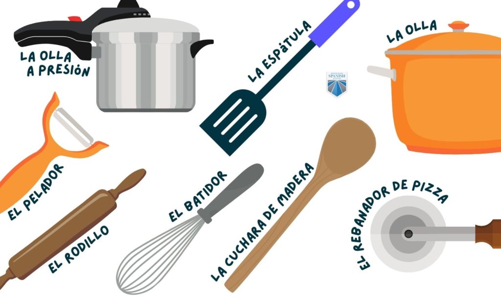cooking utensils in Spanish